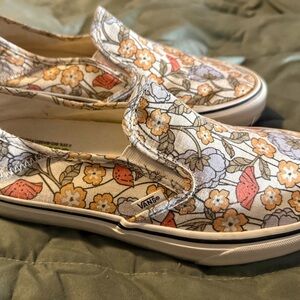 Vans Floral Slip-On Sneakers